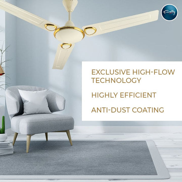 Rally Pluto DLX Ceiling Fan || 1200mm || 3 Blades