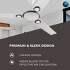 Rally Pluto DLX Ceiling Fan || 1200mm || 3 Blades