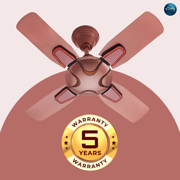 Rally Diamond Ceiling Fan | 600mm | 4 Blades | 5 Years Warranty