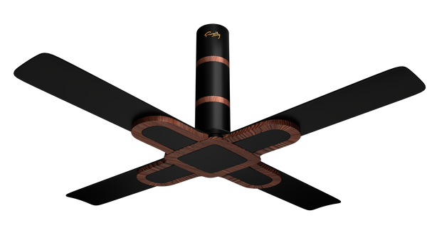 Rally Four Square Pro Woodland Ceiling Fan