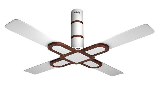 Rally Four Square Pro Woodland Ceiling Fan