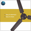 Rally Hi-Speed Ceiling Fan 1200/900mm 3 Blades 5 years Warranty