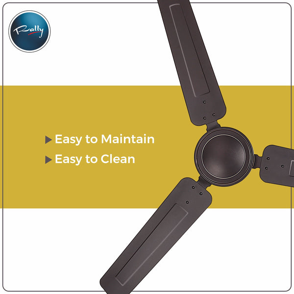 Rally Hi-Speed Ceiling Fan 1200/900mm 3 Blades 5 years Warranty