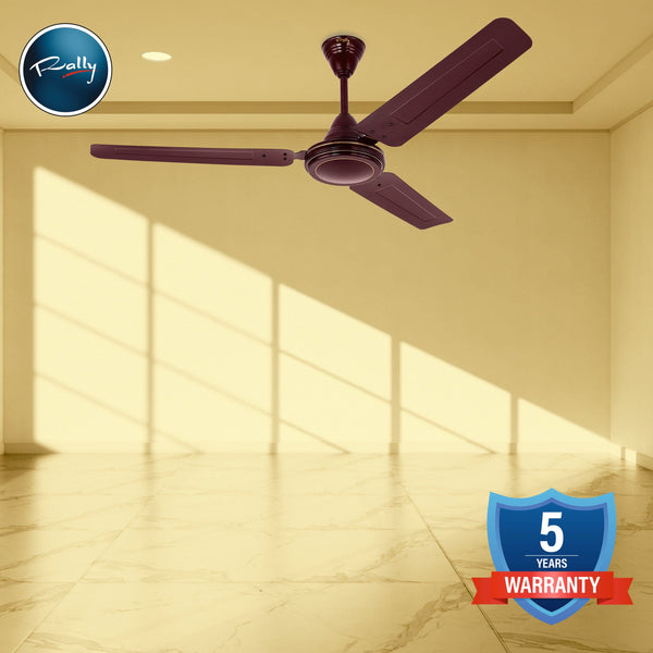 Rally Hi-Speed Ceiling Fan 1200/900mm 3 Blades 5 years Warranty