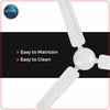 Rally Hi-Speed Ceiling Fan 1200/900mm 3 Blades 5 years Warranty