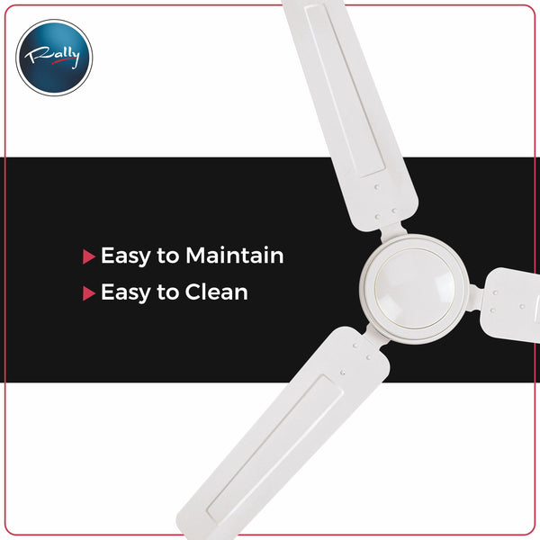 Rally Hi-Speed Ceiling Fan 1200/900mm 3 Blades 5 years Warranty