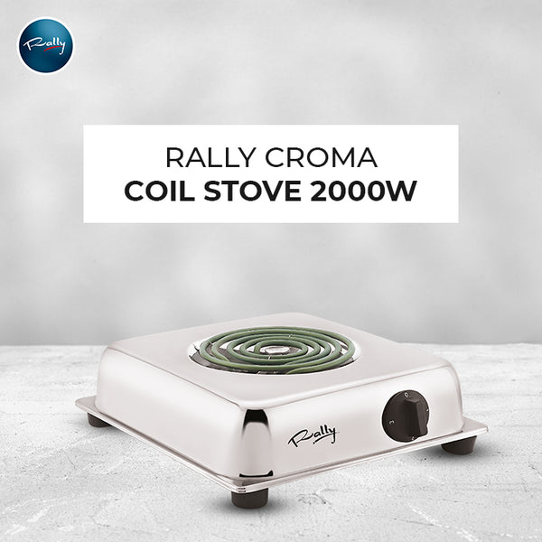 Rally Coil Stove Croma 2000W Stainless Steel