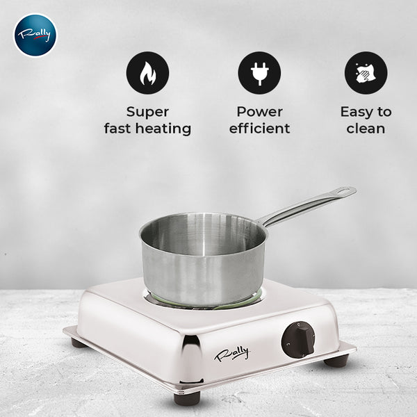Rally Coil Stove Croma 2000W Stainless Steel