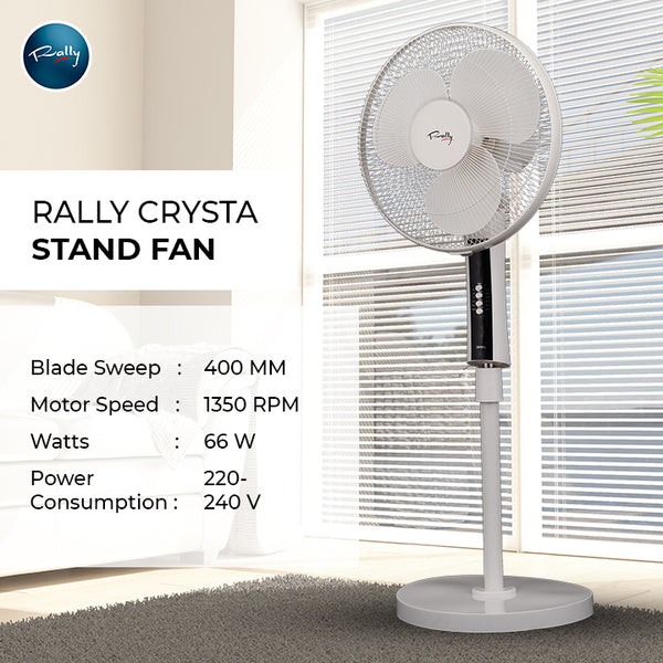 Rally Crysta 400 mm Stand Fan