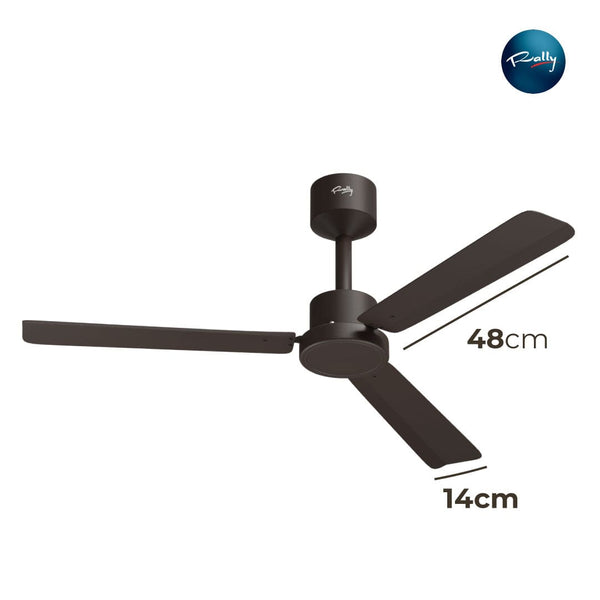 Rally SKYE Pro 5 Stars Rated Bldc Ceiling Fan 1200mm (48") with Smart Remote and 5 Years Warranty