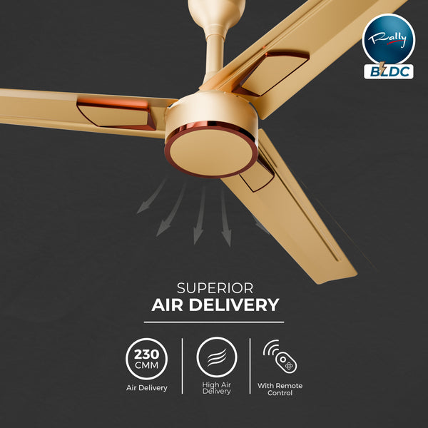 Aire BLDC Ceiling Fan 5 Star Rating