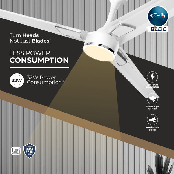 AIRE LED BLDC Ceiling Fan (5 + 2 Years Warranty)