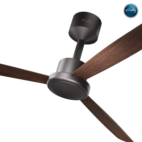 Rally Skye Pro 5 (Wood) Stars Rated BLDC Ceiling Fan 1200mm (48") with Smart Remote and 5 Years Warranty