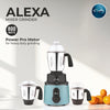 Rally Alexa Mixer Grinder with 3 Stainless Steel Jars