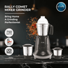 Rally Comet Mixer Grinder 750W 1 HP with 3 Stainless Steel Jars