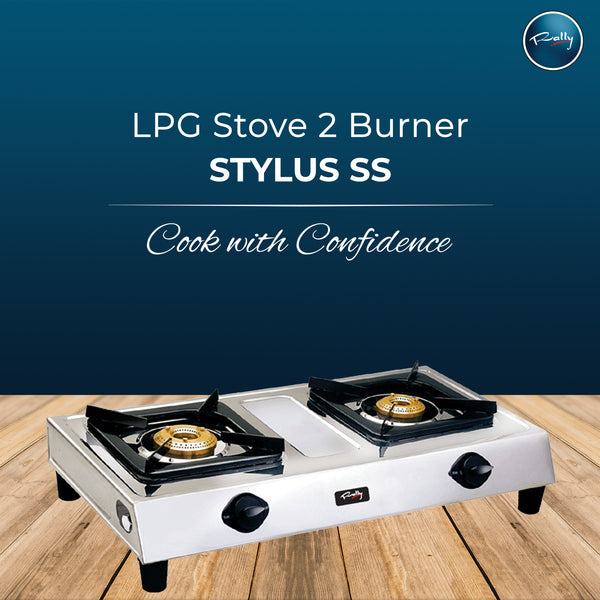 Rally Stainless Steel 2 Burner | Stylus LPG Stove