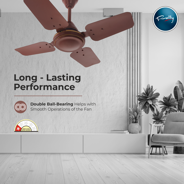 Rally Hi-Speed Ceiling Fan || 600MM || 4 Blades || 5 years warranty