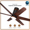 SYNERGY WOOD 48" BLDC FAN WITH LIGHT