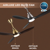 Airluxe 3 Blade LED Wood BLDC Fan