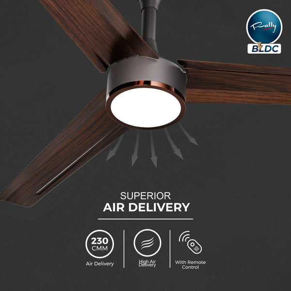 Aire LED Wood BLDC Ceiling Fan