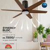 SYNERGY WOOD  BLDC FAN WITH LIGHT