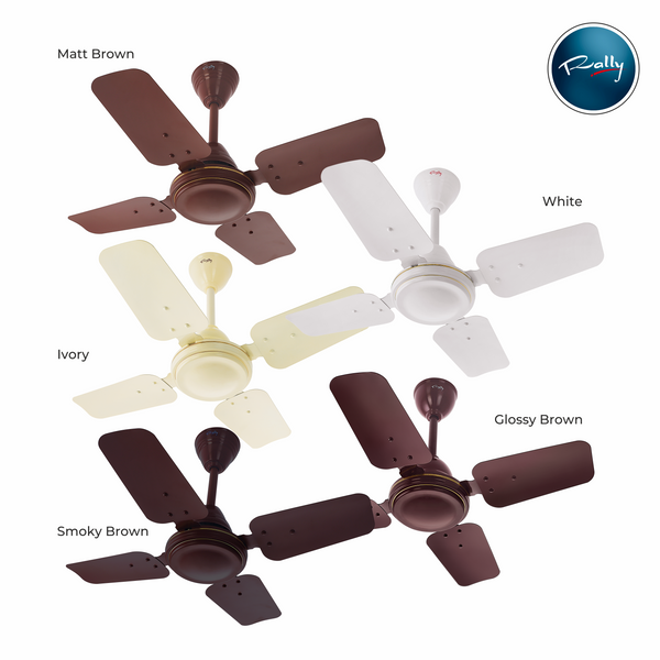 Rally Hi-Speed Ceiling Fan || 600MM || 4 Blades || 5 years warranty