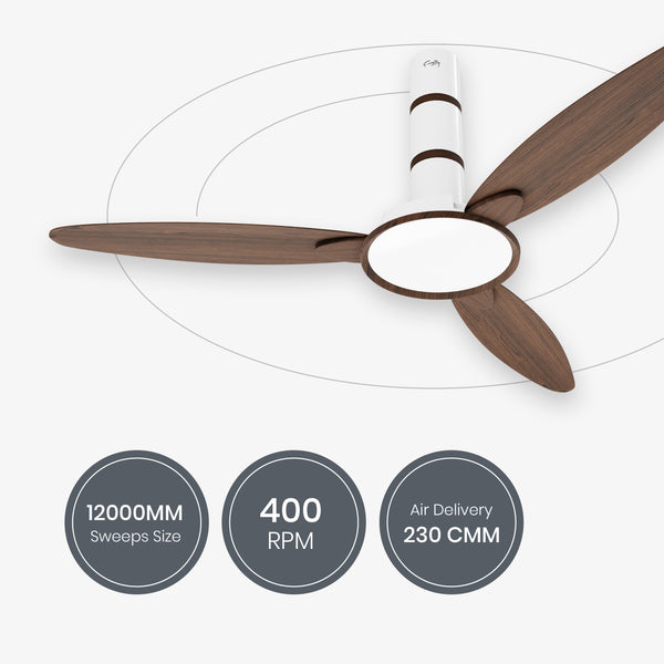 Rally Fortuner Wood Land 1200mm High Speed Ceiling Fans