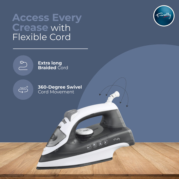 Rally Elanza 2000W Steam Iron | 2 Year Warranty