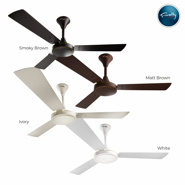 Rally Spark Ceiling Fan || 1200/1400 mm || 3 Blades || 5 Years Warranty