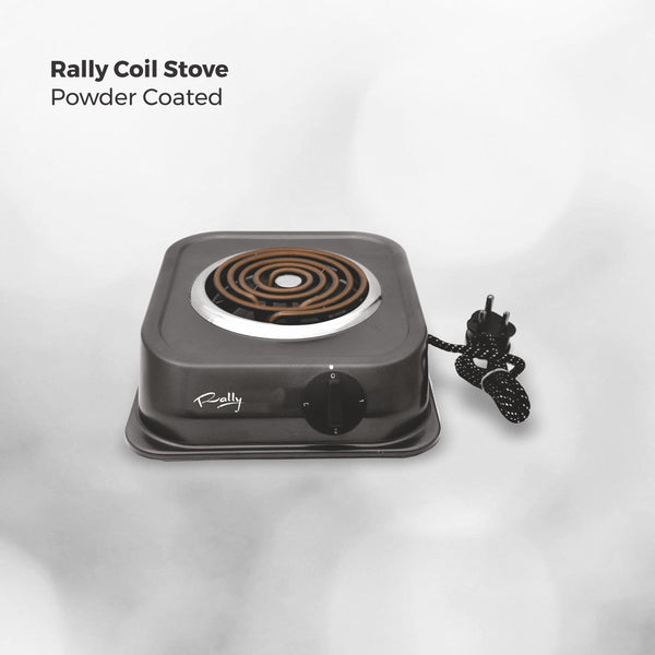 Rally 1250W Powder Coated Coil Stove