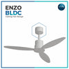 Rally ENZO BLDC 5 Stars Rated Ceiling Fan 1200mm (48") with Smart Remote and 5 Years Warranty