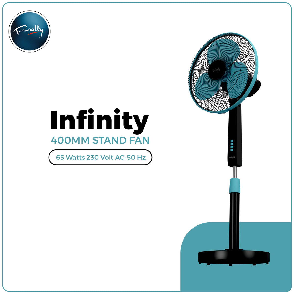 Rally Infinity Stand Fan | India's First 3 year Warranty Stand Fan