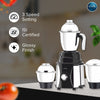 Rally MX30 Mixer Grinder 750W 1HP with 3 Stainless Steel Jars
