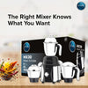 Rally MX30 Mixer Grinder 750W 1HP with 3 Stainless Steel Jars