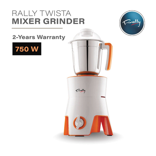Rally Twista Mixer Grinder with 3 Stainless Steel Jars