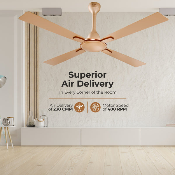Rally Europa DLX Ceiling Fan || 1200 mm || 4 Blades || 5 years Warranty