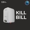 Rally Instant Geyser 5.5 ltr Arctic with Geyser Pipe (Free)