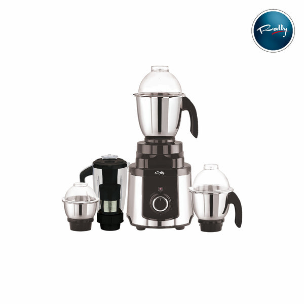 Rally Steelex Mixer Grinder 1100W with 4 Stainless Steel Jars