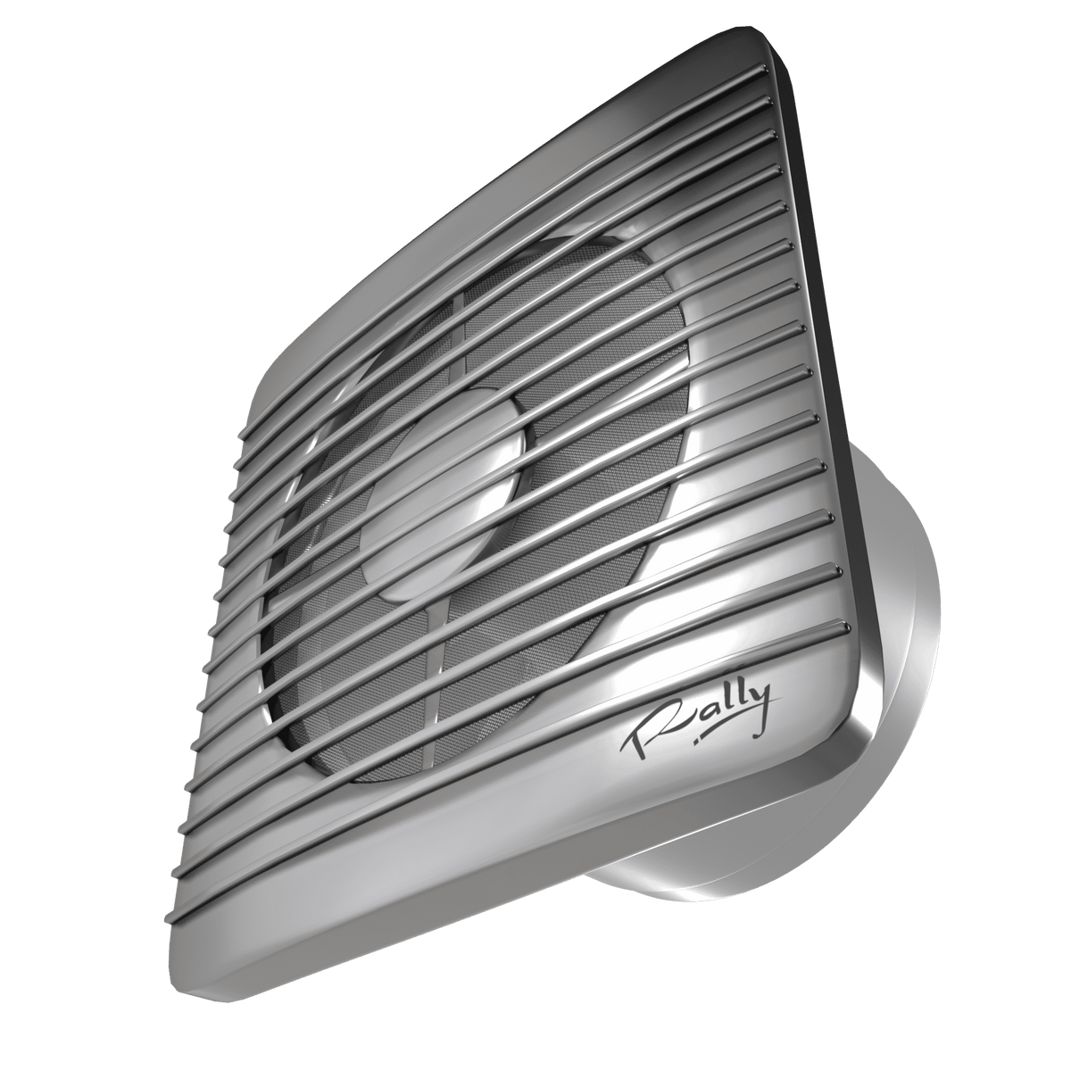 Rally Metallic Turbo Axial Fan | 1 year Warranty | Silver